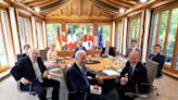 Video shows Justin Trudeau and Boris Johnson mocking Putin's shirtless horse-riding photoshoot at G7 meeting