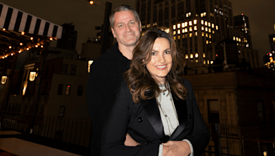 Mariska Hargitay Shimmers in Silver Form-Fitting Dress on Date Night With Peter Hermann