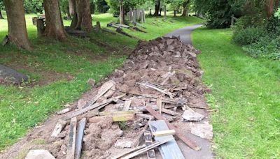 Despicable flytippers use Glasgow cemetery as dumping ground leaving locals 'disgusted'