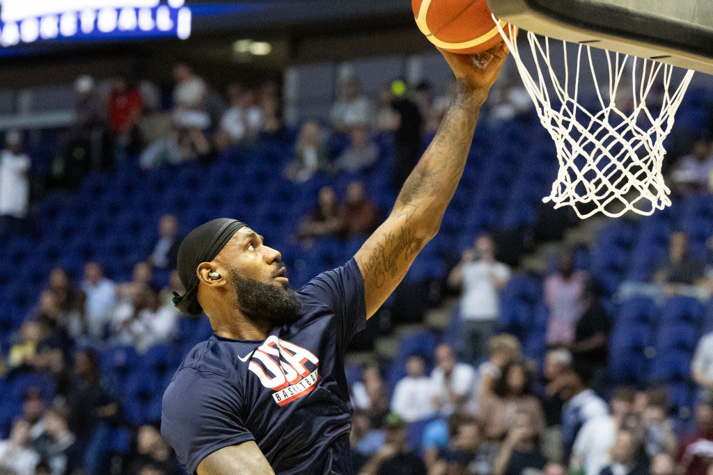 Team USA Basketball Avoids Major Upset To South Sudan On LeBron James Layup