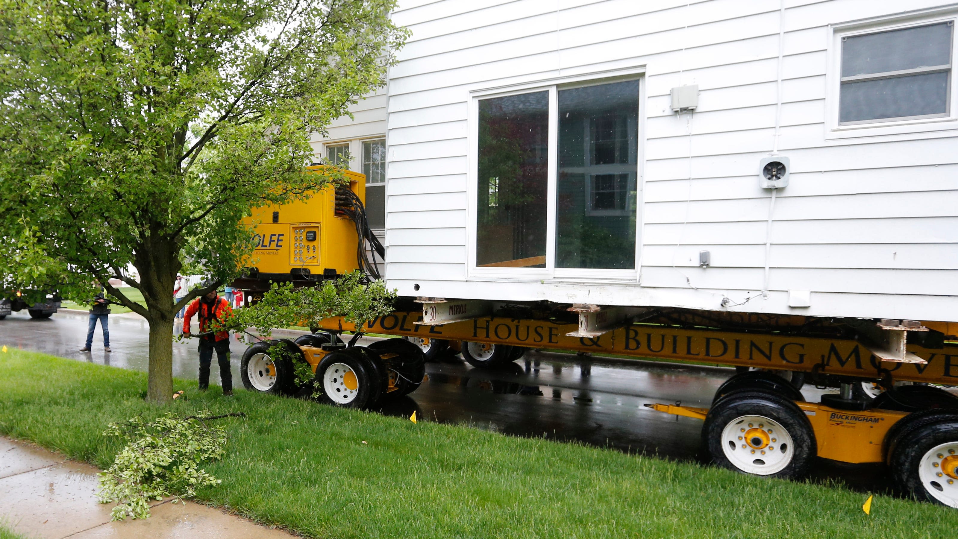 Photo gallery: Moving the Knute Rockne house in South Bend