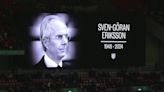 England pay touching tribute to Sven with minute's applause and emotional video