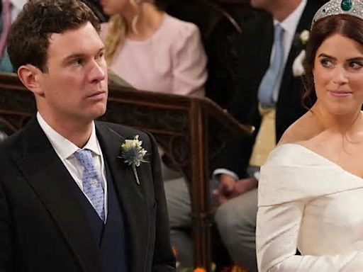 Why Jack Brooksbank was spotted grimacing at the altar with bride Princess Eugenie