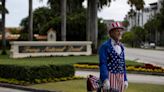 Trump greeted at his Doral hotel by supporters, protesters, day before his Miami court date