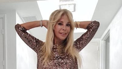 Graciela Alfano causó furor con su look de brillos y transparencias durante su estadía en Croacia