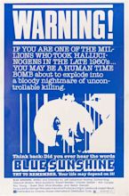 Blue Sunshine 1978 U.S. One Sheet Poster - Posteritati Movie Poster Gallery