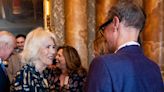 Queen Camilla's immediate reaction to seeing King Charles' portrait