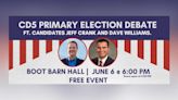 Congressional District 5 Primary Debate between Crank and Williams set for June 6