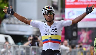Ecuatoriano Narváez supera a Pogacar y gana la primera etapa del Giro de Italia