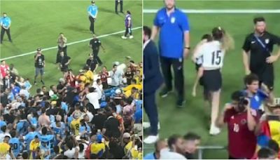 El VIOLENTO momento que vivió la esposa de Federico Valverde en el partido de Uruguay vs. Colombia por la Copa América