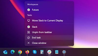 Kill Windows tasks with impunity — Windows 11 has a hidden 'End Task' taskbar option that's quick and easy to toggle