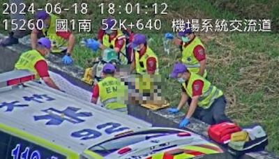 快訊/五楊高架驚傳30歲男駕駛墜落 送醫搶救無效死亡