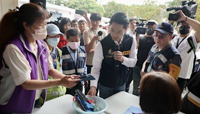 北市災害防救演習 蔣萬安視察防災公園 (圖)