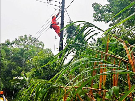 台東逾1.5萬戶停電 撤離185人