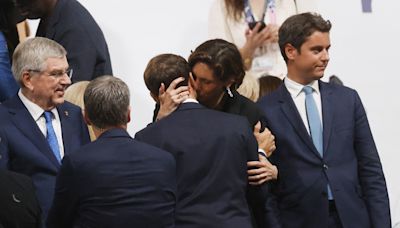 Macron's Olympic kiss with sports minister raises eyebrows in France