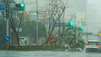 Taiwan hospital fire leaves at least nine dead as typhoon batters island’s south