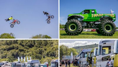Pictures as happy families soak up the sun at County Durham truck festival