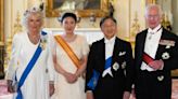 Así es la insignia de Carlos III que la reina Camila ha estrenado durante la cena de gala con los emperadores de Japón