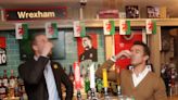 Prince William downs shot with Rob McElhenney on visit to Wrexham to celebrate St David's Day