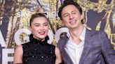 Exes Florence Pugh and Zach Braff reunite on red carpet after split for 'A Good Person'