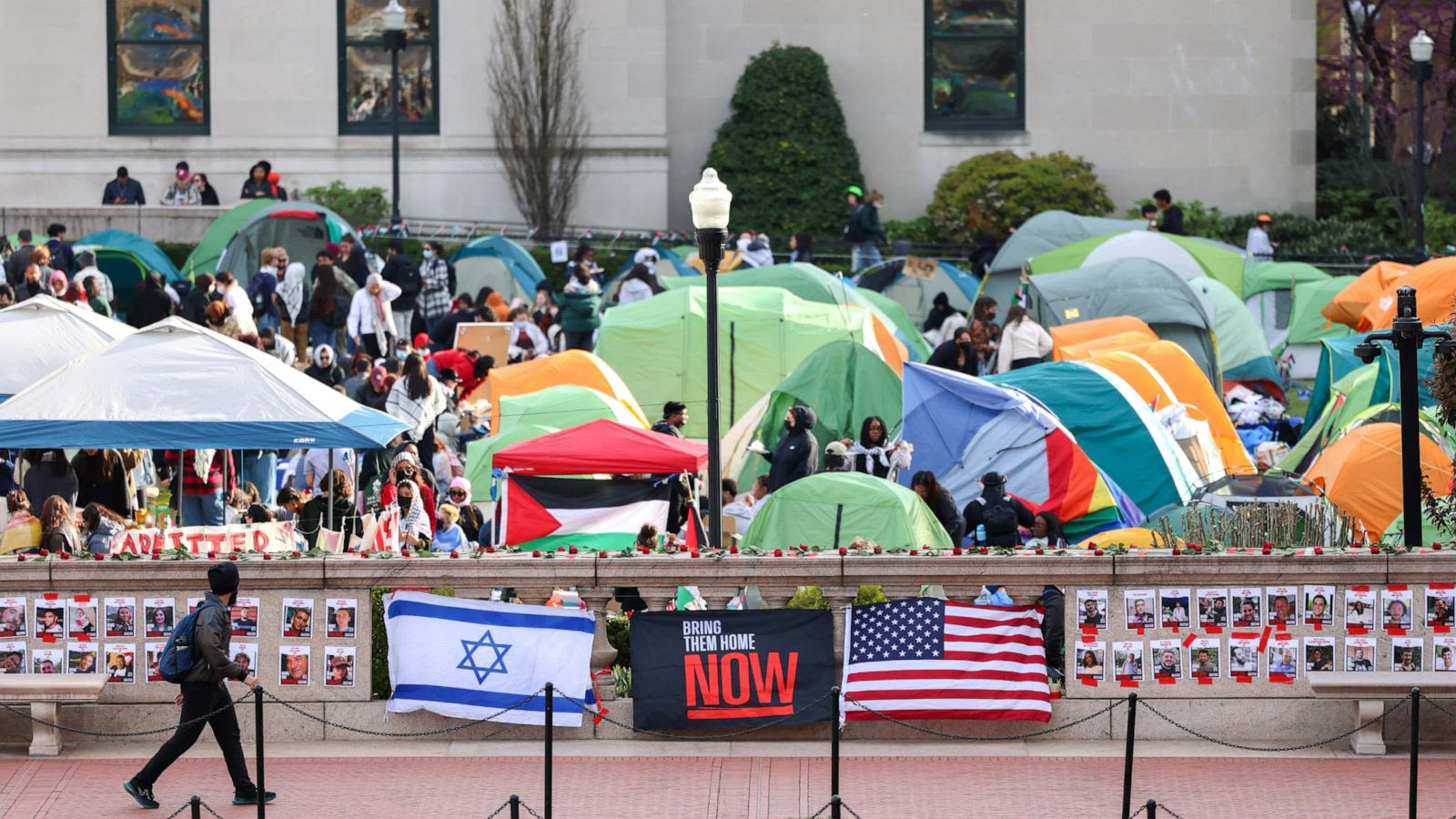 Student protesters begin dismantling some tents as negotiations with Columbia University progress