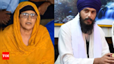 Amritpal disagrees with his mother on Khalistan sympathies | India News - Times of India