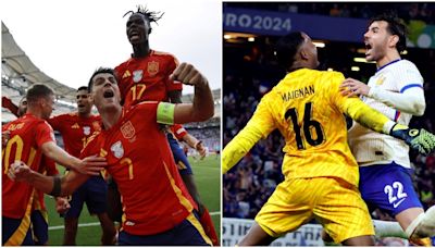 España vs. Francia, por Eurocopa: hora, formaciones y cómo ver en vivo