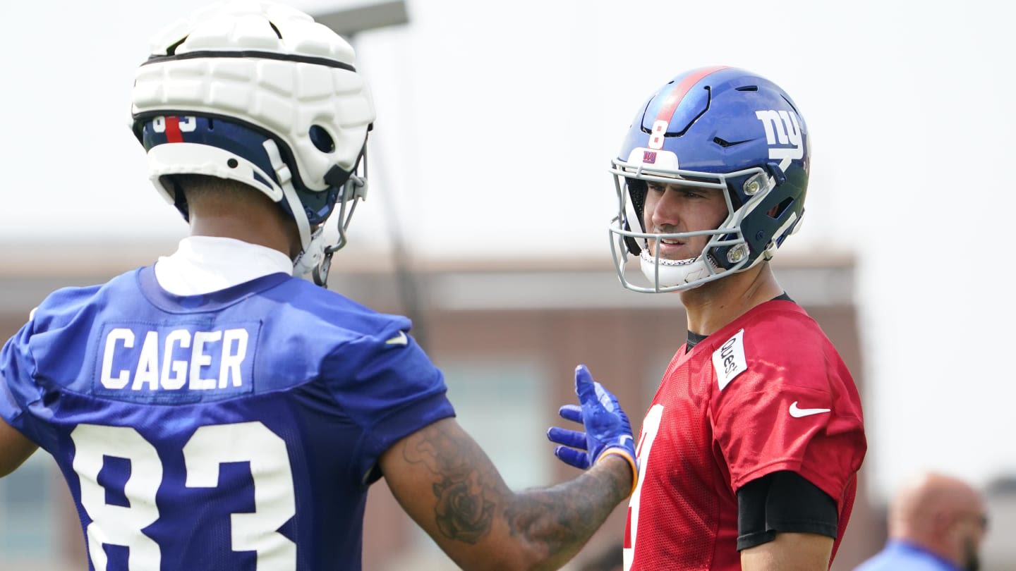 Lawrence Cager Emerging as Factor with Giants