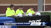 Oak Creek students help construct new building for High School stadium