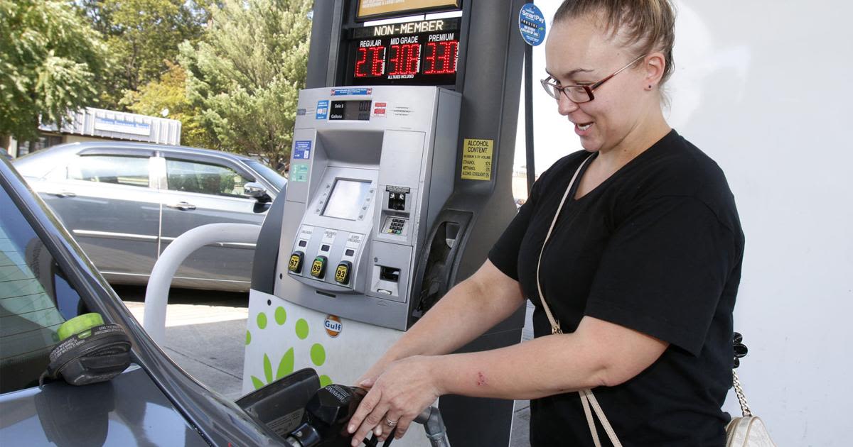 Gas prices in Attleboro area, beyond fall a bit heading into holiday weekend