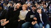 Lily Allen and David Harbour Enjoy Date Night at NBA Game