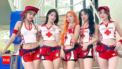 (G)I-DLE faced backlash over their lifeguard outfits that featured red cross symbols | K-pop Movie News - Times of India