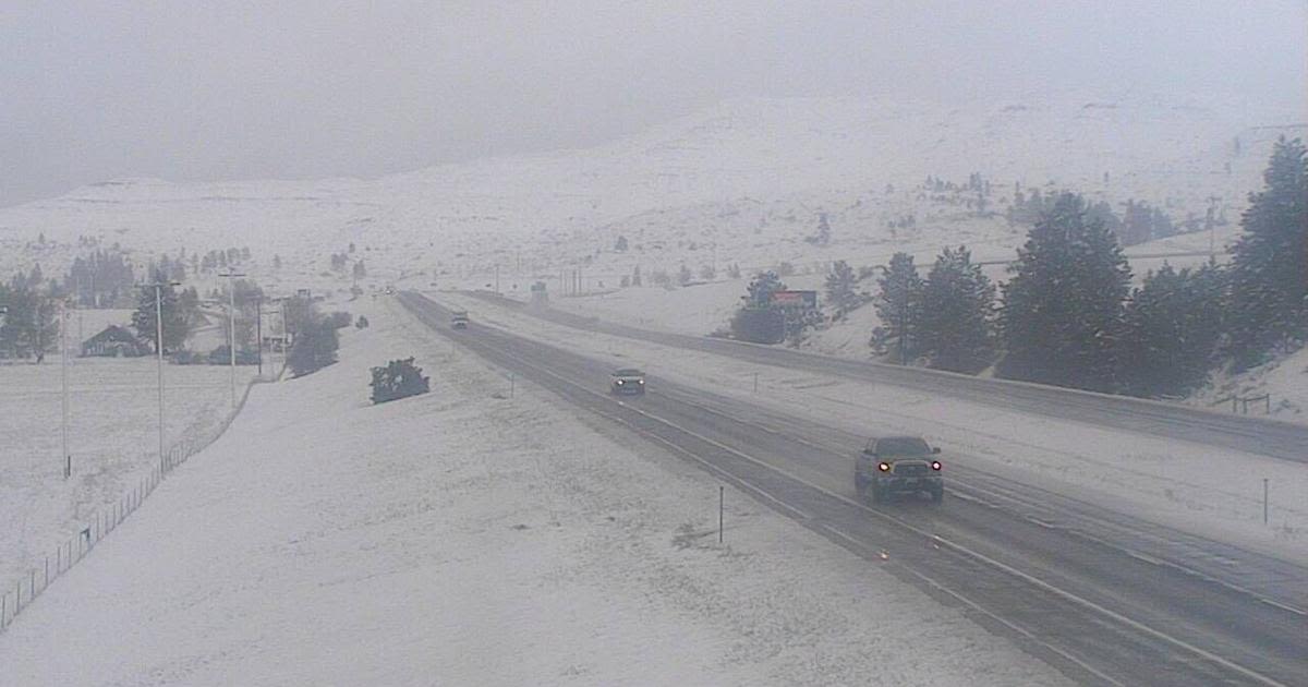 Storm brings snow, slush and lots of rain over Montana