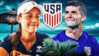 USMNT star Christian Pulisic poses with golfer Alexa Melton igniting romance rumors