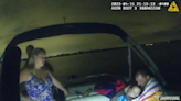 Screams lead rescuers to dad, daughter treading water in dark Florida lake, video shows