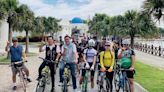 樂活騎行！竹市響應世界自行車日 逾五十位車友共騎十七公里海岸線美景