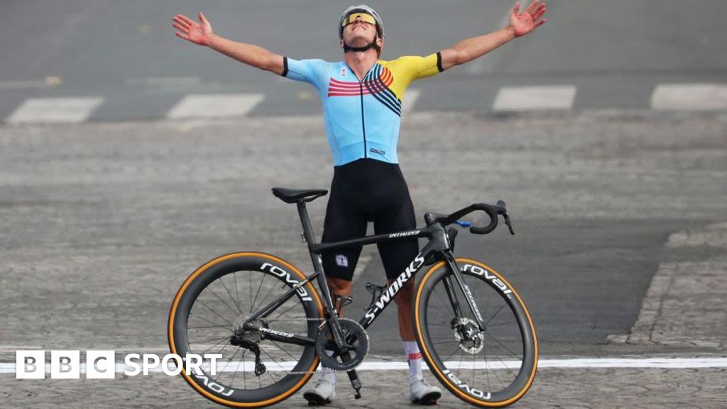 Paris Olympics cycling road race: Remco Evenepoel wins gold