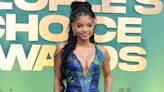 Halle Bailey Jokes She Has ‘Mom Brain Now’ on 2024 People's Choice Awards Carpet