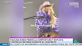 Paulina Rubio carga contra su batería en pleno concierto por equivocarse: "¿Qué pedo, cabrón?"