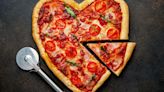 Where can I find heart-shaped pizzas for Valentine’s Day?