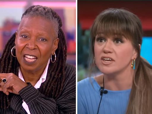 'The View's Whoopi Goldberg defends Kelly Clarkson from critics "kicking her behind" over weight loss