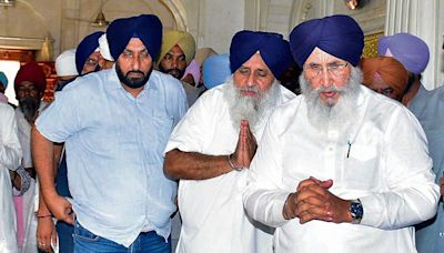 Sukhbir Badal, SGPC chief submit sealed ‘clarifications’ to Akal Takht Jathedar