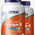 ♚夏夏海外精品♚現貨出售 NOW Foods 極品深海魚油  omega-3 （100粒）