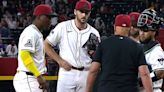 'Bad adjustments' spoil Thompson's night, D-backs' late lead