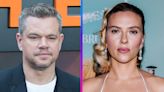 Matt Damon Says His On-Screen Kiss With Scarlett Johansson 'Was Hell'