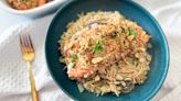 Honey Mustard Salmon And Orzo Bake Recipe