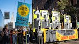 ‘No to APEC’ coalition of activists march from Embarcadero to Moscone Center