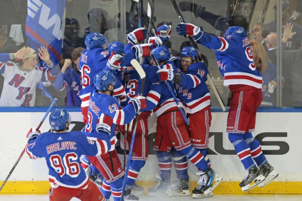 Rangers’ first real taste of 2024 playoff adversity ends with a win