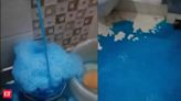 Viral video shows blue water coming out from taps in Outer Delhi