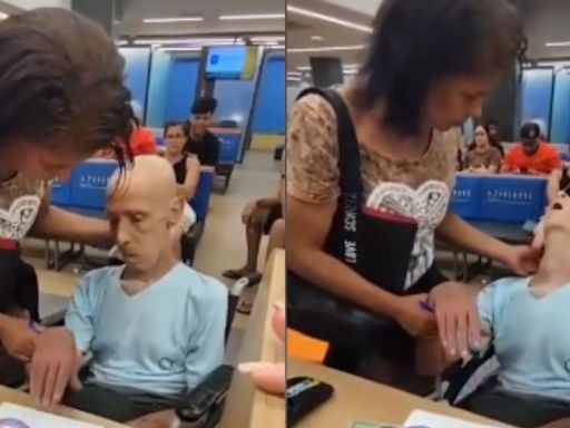 VIDEO: Una mujer llevó el CADÁVER de su tío para retirar un préstamo en el banco